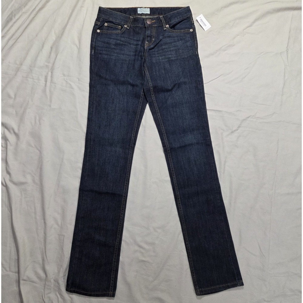 AEROPOSTALE Womens Dark Wash Bayla Skinny Jeans Houston #0237 Sz 1/2 L 26x32 NWT